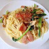 簡単♪小松菜のパスタ